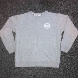 Grey PINK Crewneck